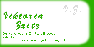 viktoria zaitz business card